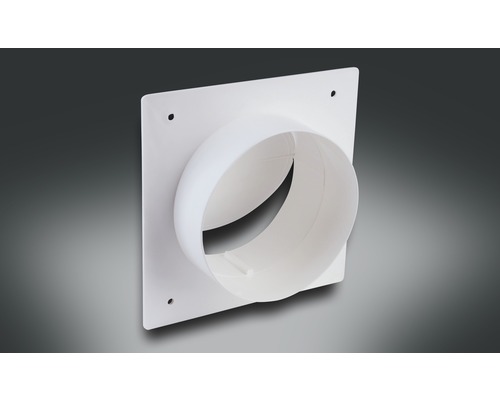 Wall connection piece Rotheigner round/round NW 125 with backflow flap