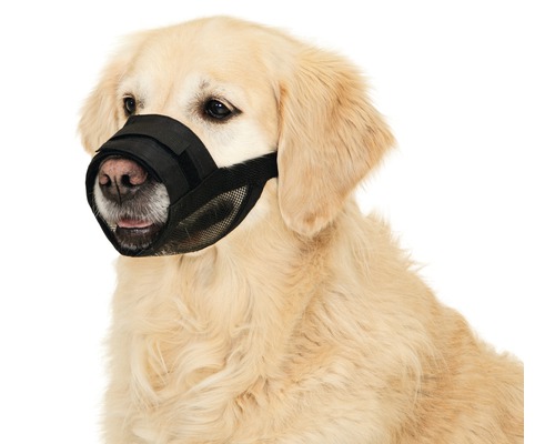 Karlie Comfort muzzle, soft, size M, 40-67 cm, snout circumference approx. 18-23 cm, black