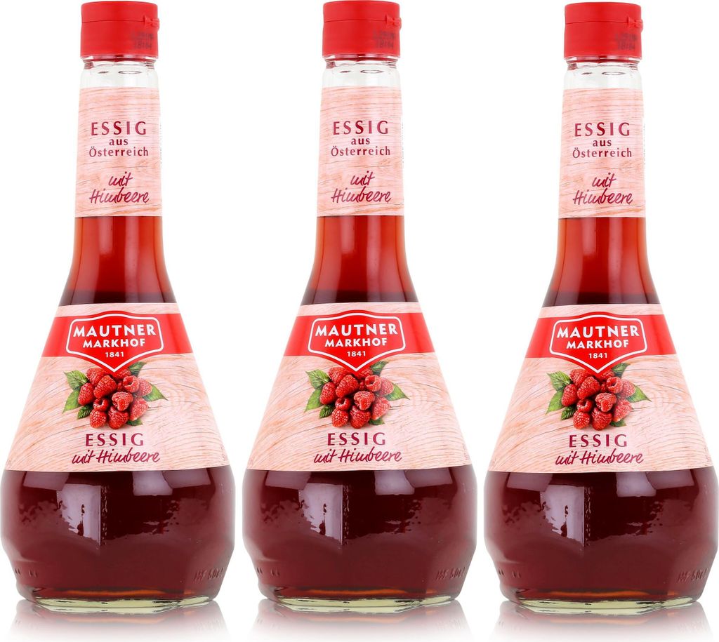 Mautner Markhof Mautner Raspberry Vinegar 0.5L - Vinegar from Austria (3-pack)