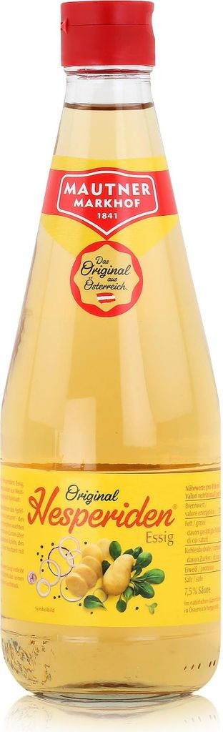 Mautner Markhof Mautner Hesperiden Vinegar 0.5L - Spirit Vinegar, Wine Vinegar & Apple Juice (1 Pack)