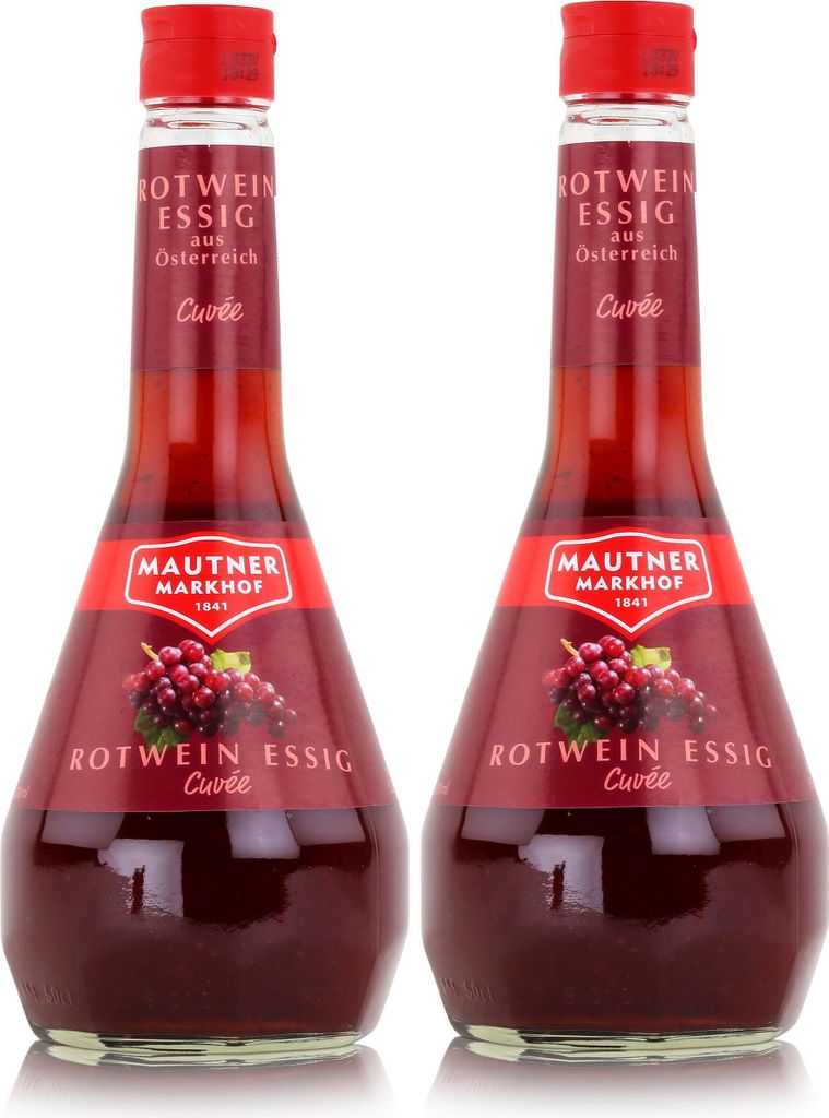 Mautner Markhof Mautner Red Wine Vinegar Cuvée 0.5L - Vinegar from Austria (2-pack)