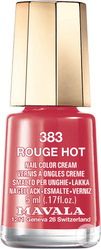 Mavala Mini Color nail polish N°383 Rouge Hot bottle 5ml