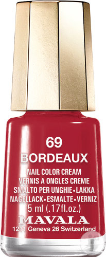 Mavala Mini Color nail polish N°69 Bordeaux bottle 5ml