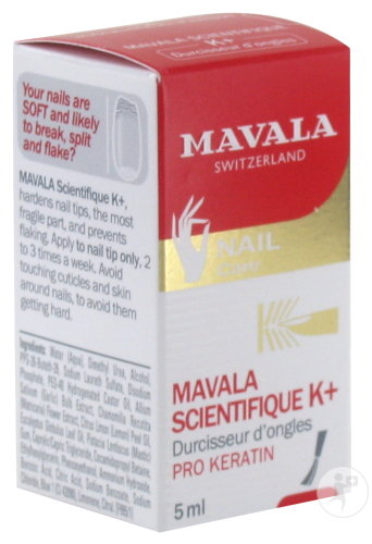 Mavala Scientifique K+ Nail Hardener Pro Keratin Bottle 5ml