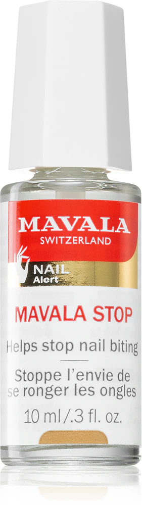 Mavala Stop transparent nail polish against nail biting