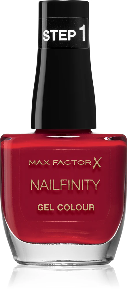 Max Factor Nailfinity Gel Color gel polish for fingernails - no UV/LED lamp required Farbton 310 Red Carpet Ready 12 ml