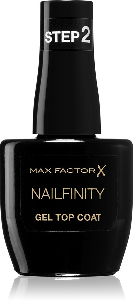 Max Factor Nailfinity Gel Top Coat Gel top coat for fingernails Farbton 100 The Finale 12 ml