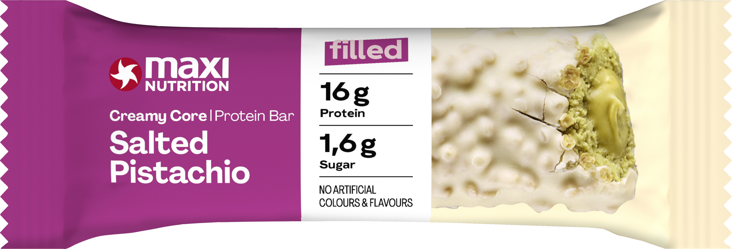 MaxiNutrition Creamy Core Protein Bar Salted Pistachio 45g