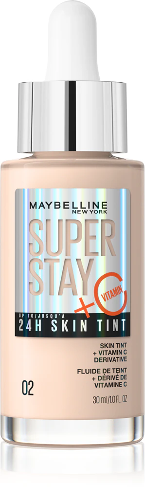 MAYBELLINE NEW YORK SuperStay Vitamin C Skin Tint Serum to even out skin tones Farbton 02 30 ml
