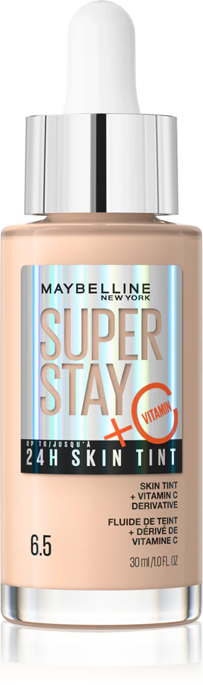 Maybelline SuperStay Vitamin C Skin Tint Serum to even out skin tones Farbton 6.5 30 ml