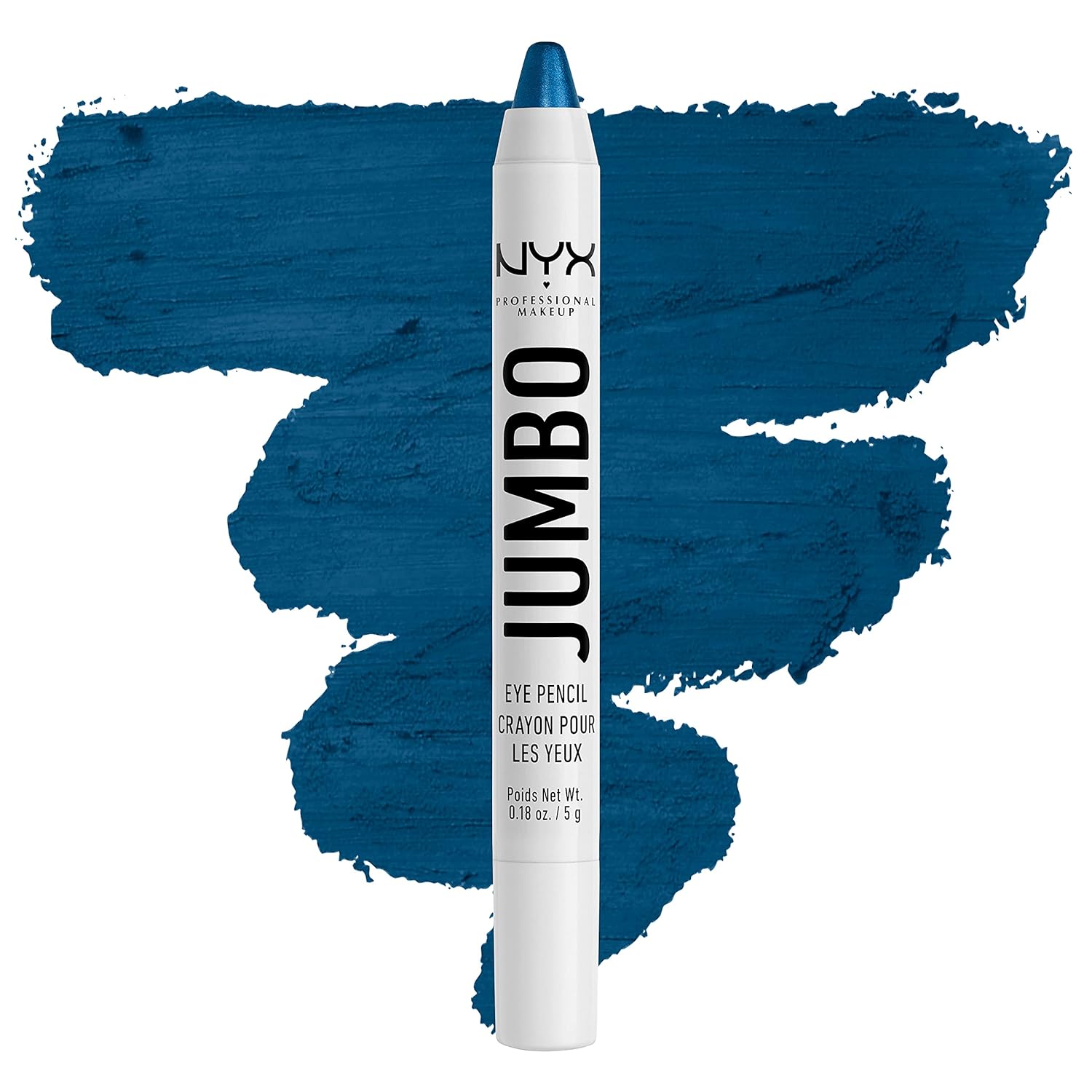 NYX Professional Makeup Jumbo Eye Pencil Blueberry Pop - Versatile Use for Top Styled Eye Looks with Unimagined Possibilities