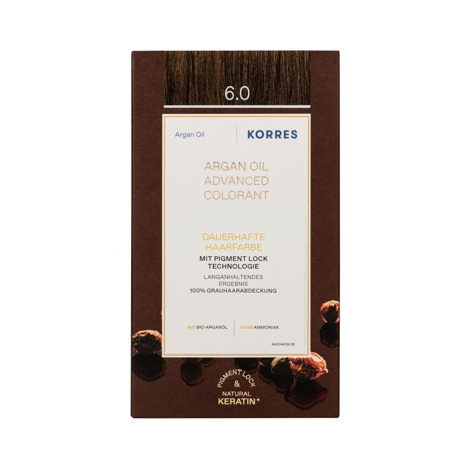 Korres Argan Oil Advanced Colorant 145ml 6.0 Dark Blond