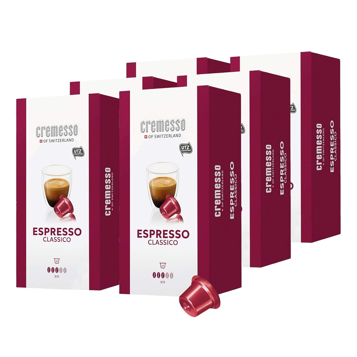 Cremesso Espresso Classico Coffee Capsules 96 Pieces (6 x 16 Items)
