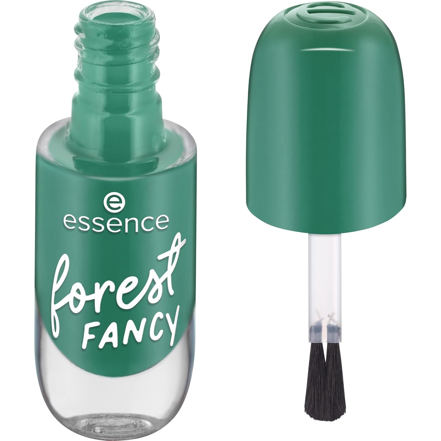 Essence Cosmetics Gel Nail Color, Nail Polish, Green, Long-Lasting, Express Result, Quick-Drying, Shiny, Color-Intensive, Vegan, No Microplastic Particles, No Perfume, No Parabens, Pack of 1 (8 ml)