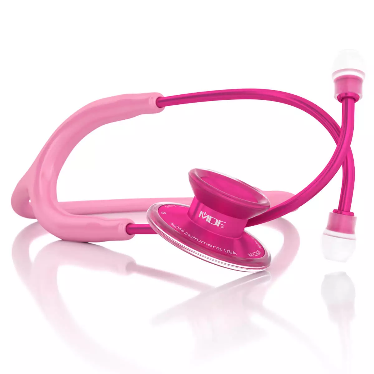 MDF Acoustica pink stethoscope, Light Pink 