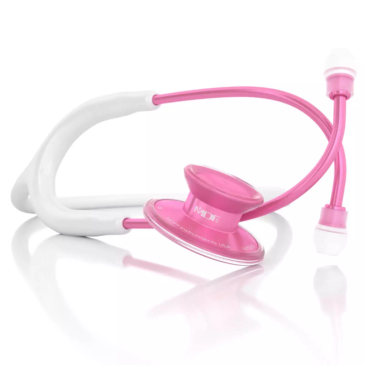 MDF Acoustica pink stethoscope