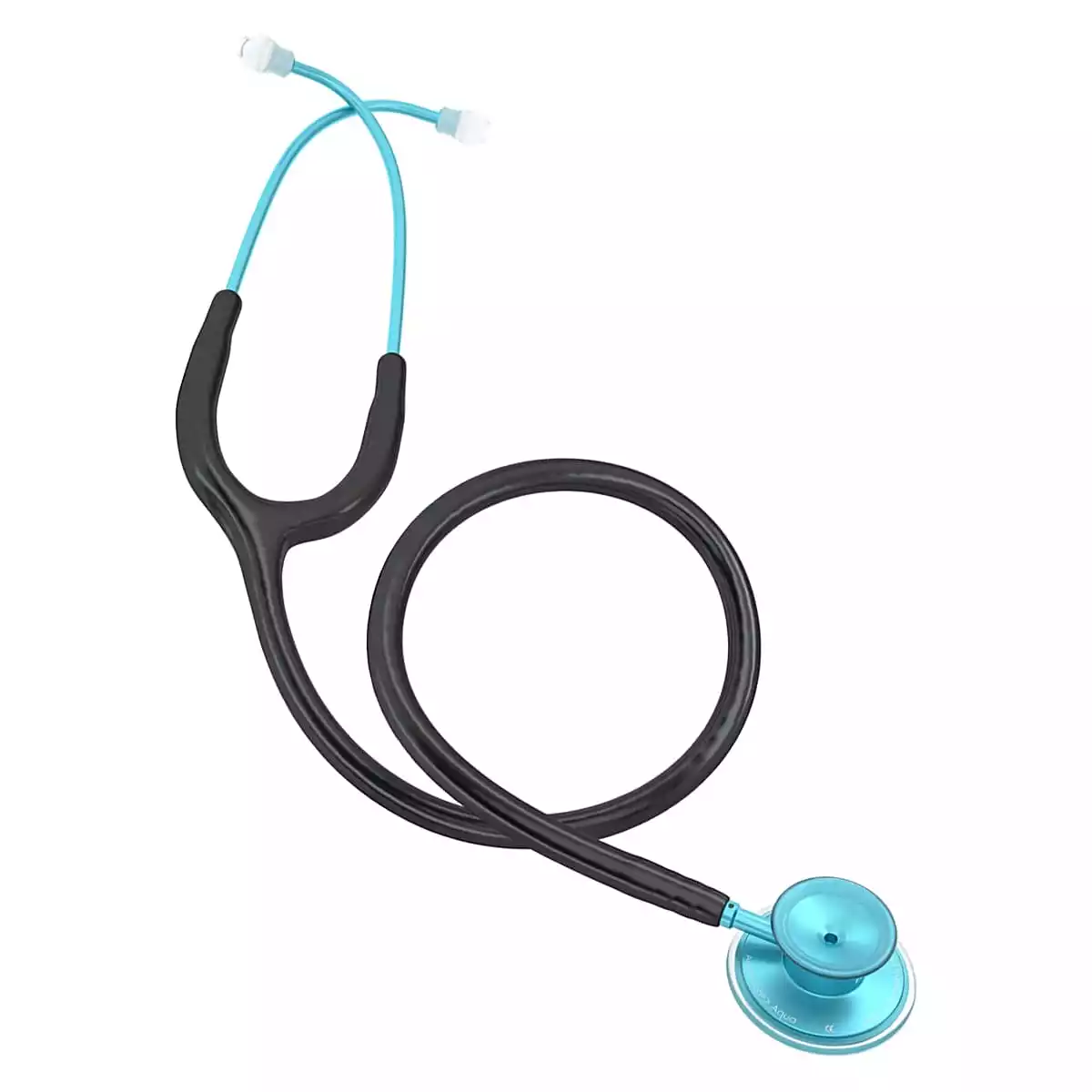 MDF Acoustica stethoscope Aqua and Black