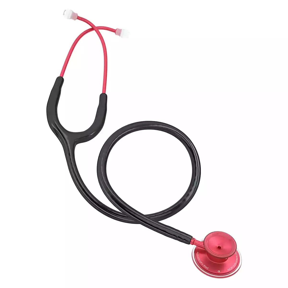 MDF Acoustica stethoscope Red/Black