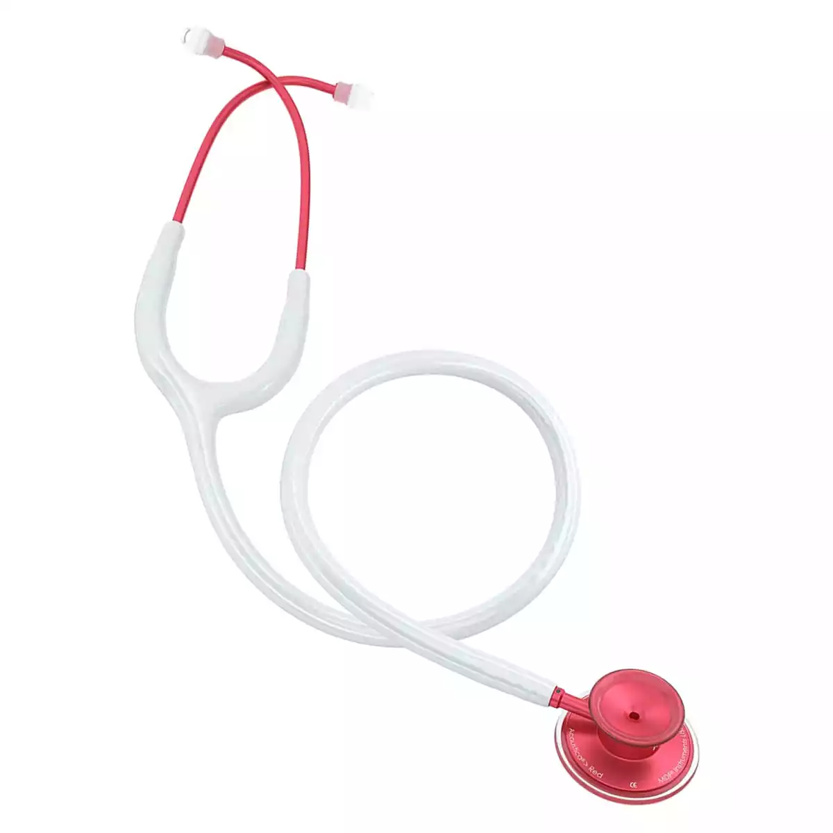 MDF Acoustica stethoscope Red