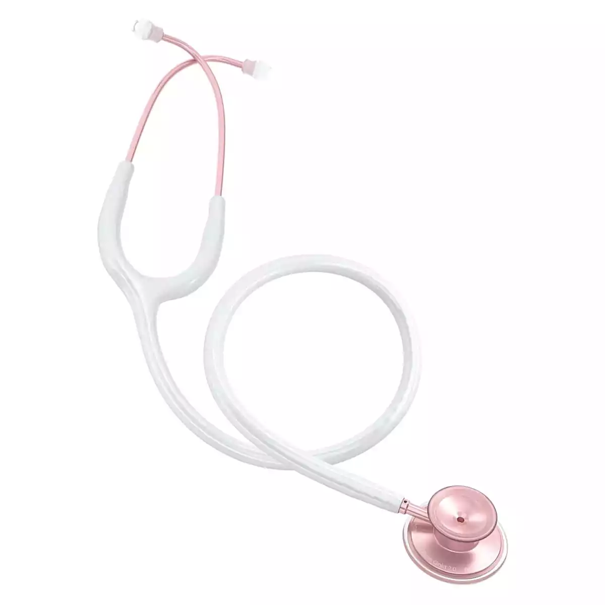 MDF Acoustica stethoscope Rose Gold White