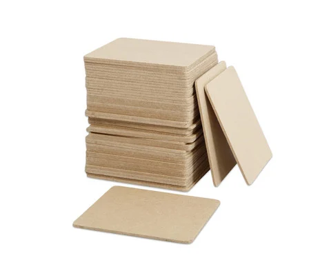 MDF boards for mosaic coasters, 50 pieces