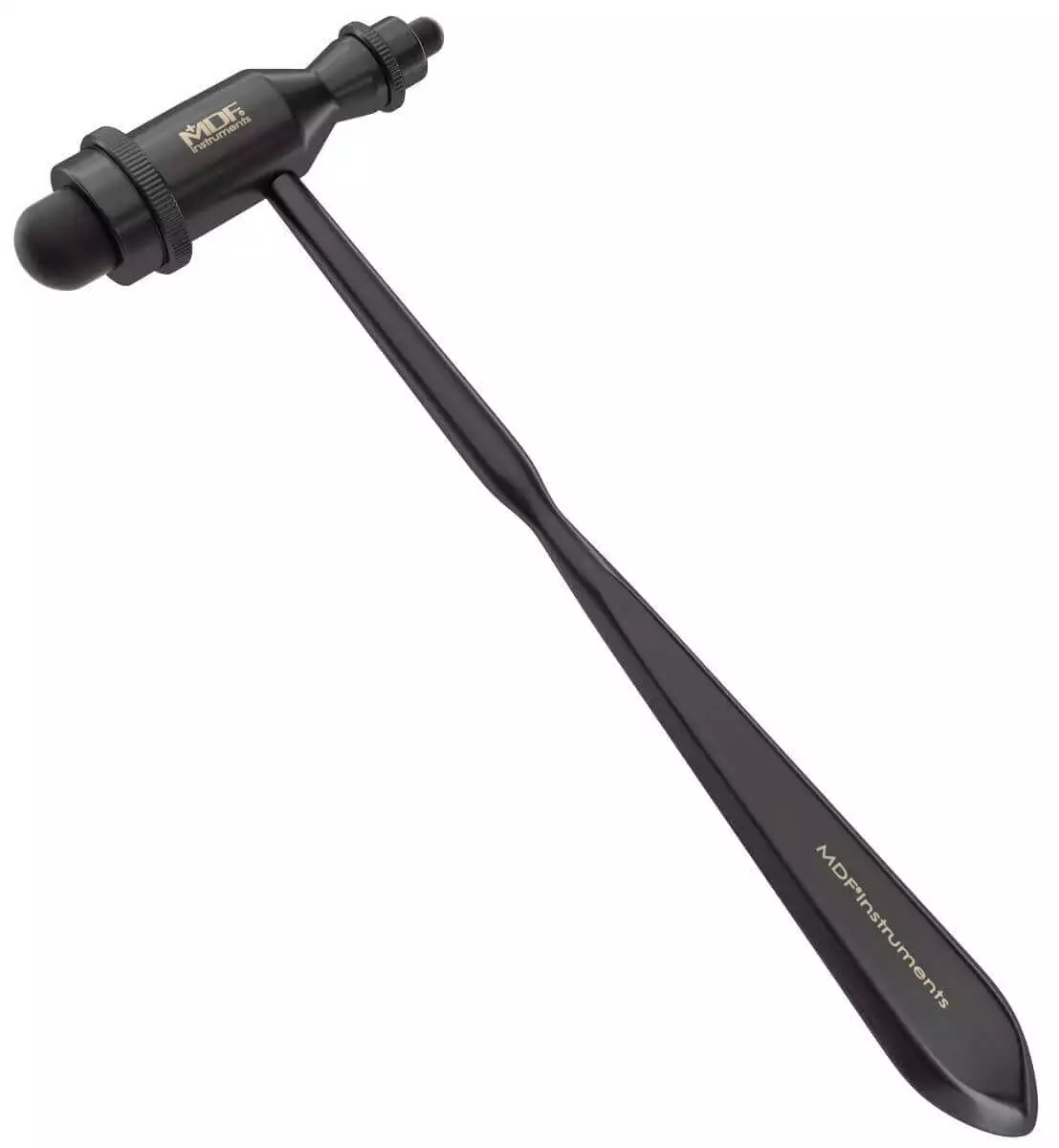 MDF Trömner reflex hammer MDF555, Black, L 19 cm