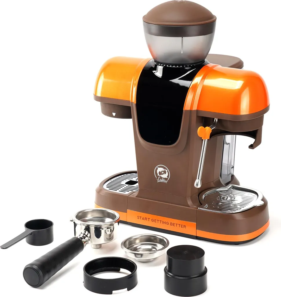 INSMA ME2603 Semi-automatic espresso coffee machine with 19 bar pump, 11-level grinder, pre-infusion system, high-pressure extraction, touch panel control