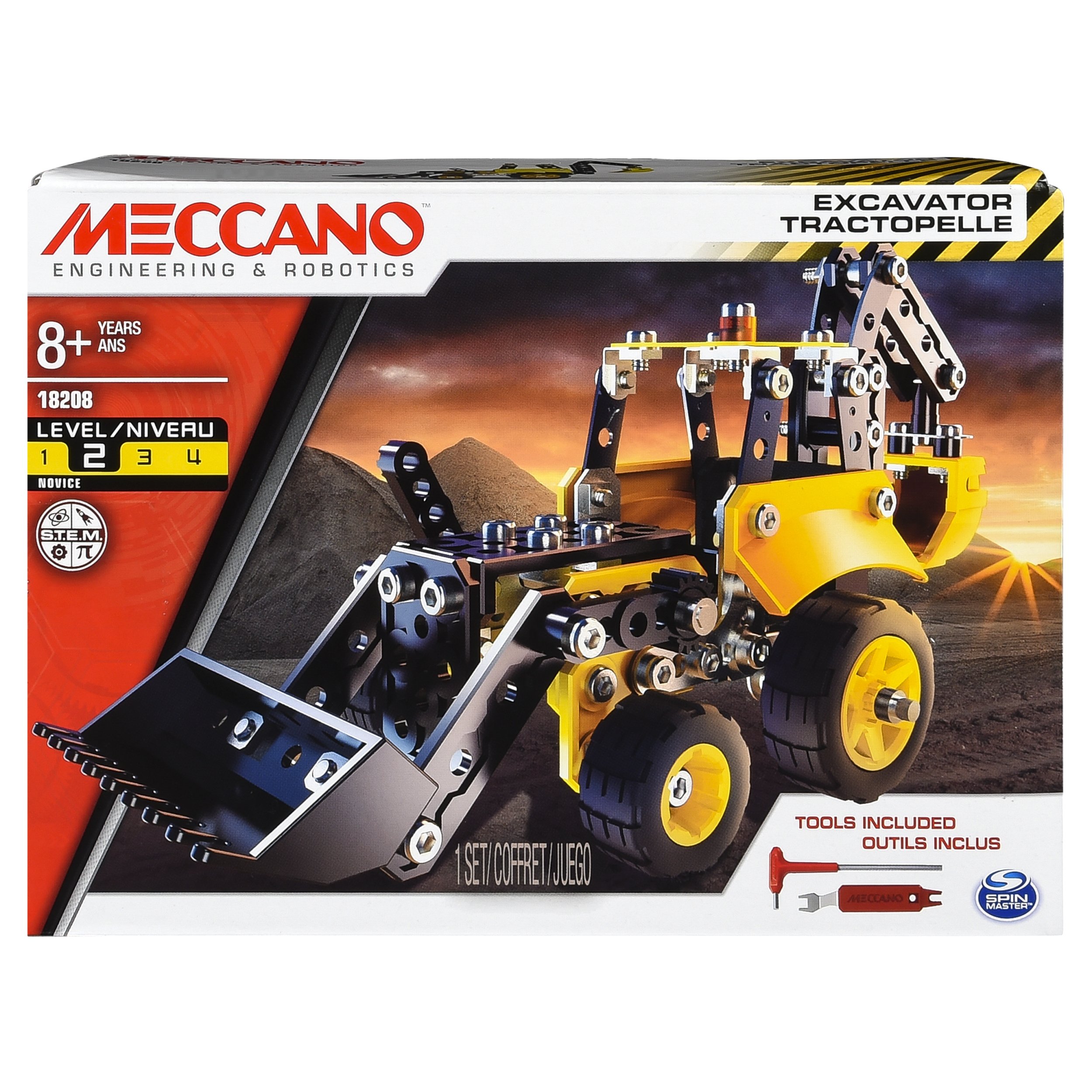 Meccano Themed Excavator Medium