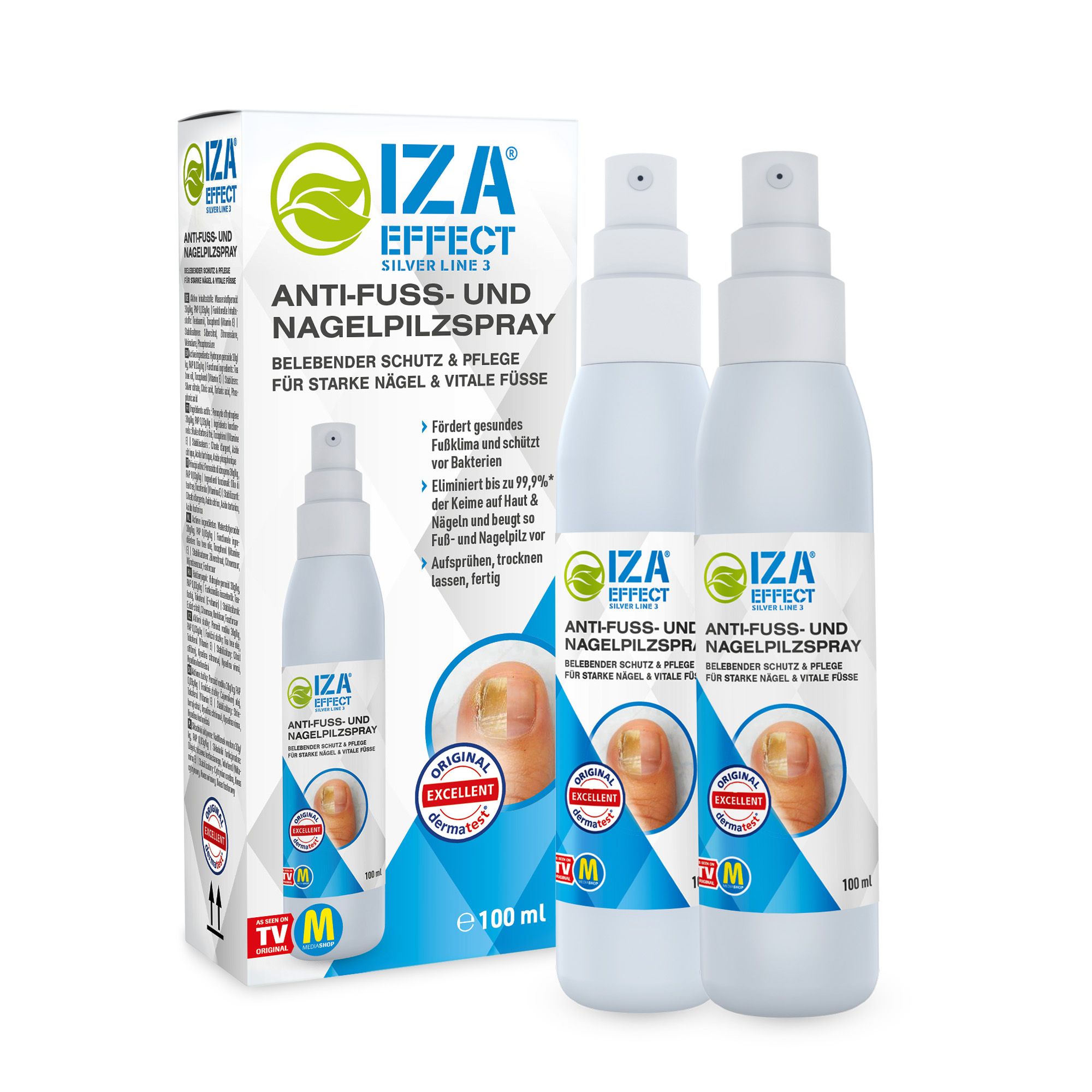 Mediashop IZA Effect Foot & Nail Care Spray 2 St