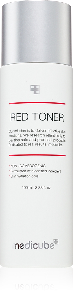 Medicube Red Toner Moisturizing toner to unify skin tones