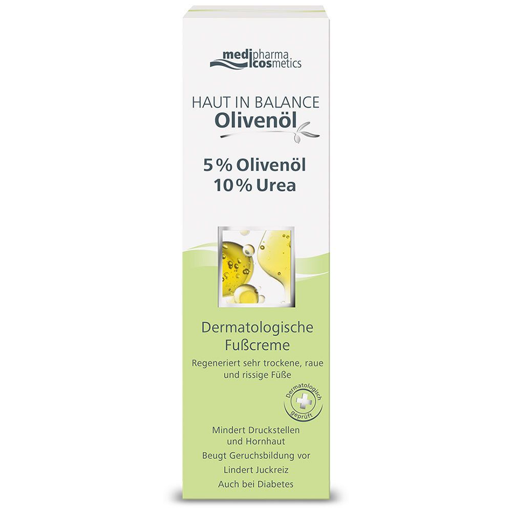 medipharma cosmetics Olive Oil Skin in Balance Dermatological Foot Cream 100 ml