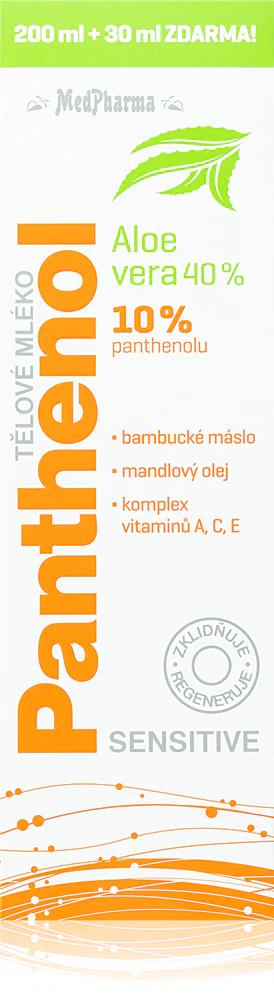 MedPharma Panthenol 10% Sensitive Intensive moisturizing body lotion with regenerating effects