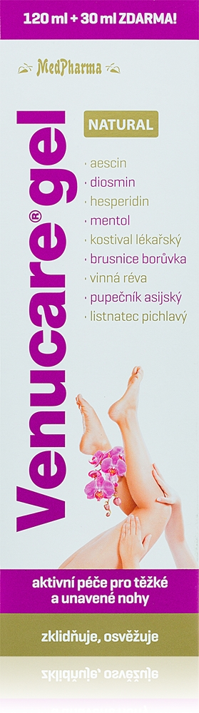 MedPharma Venucare gel natural gel for exhausted feet