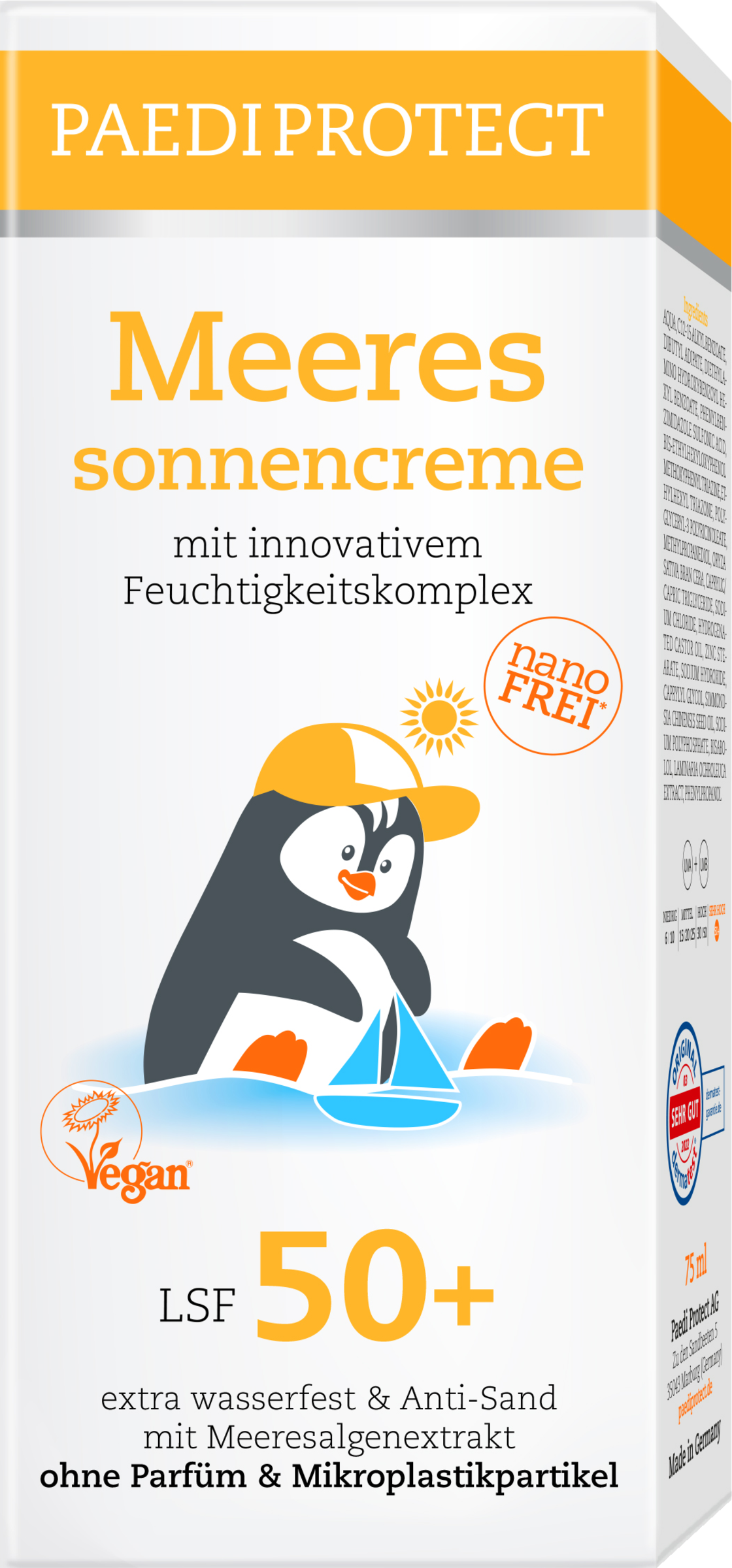 PAEDIPROTECT Sea sunscreen SPF 50+