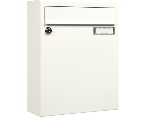 MEFA letterbox steel, powder-coated WxHxD 260/330/110 Sonata, white