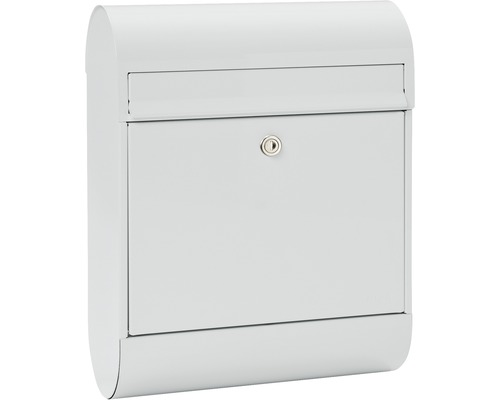 MEFA mailbox, powder-coated steel, WxHxD 360/465/168, Ruby 864 white RAL 9016