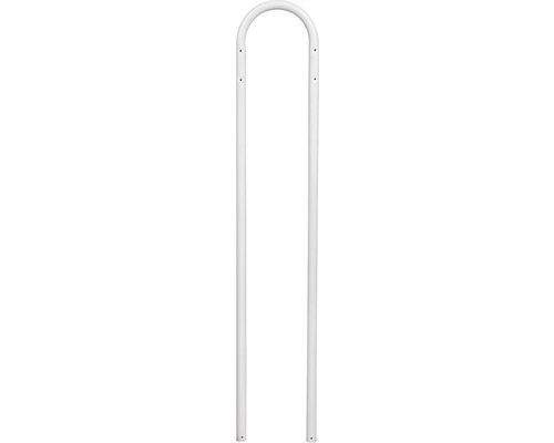 MEFA stand 22 steel powder-coated WxHxD 390/1210/50 mm traffic white RAL 9016 glossy