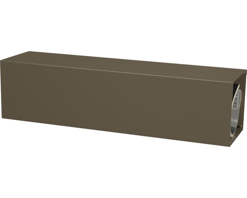 MEFA newspaper roll steel powder-coated WxHxD 430/110/110 mm Letter 11 beige gray RAL 7006 semi-matt
