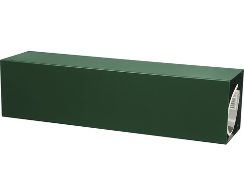 MEFA newspaper roll steel powder-coated WxHxD 430/110/110 mm Letter 11 moss green RAL 6005