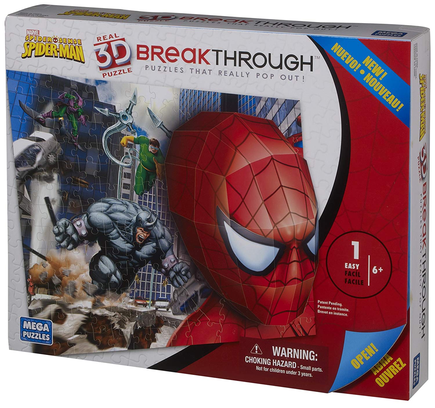Mega Bloks 3D Breakthrough Marvel Puzzle