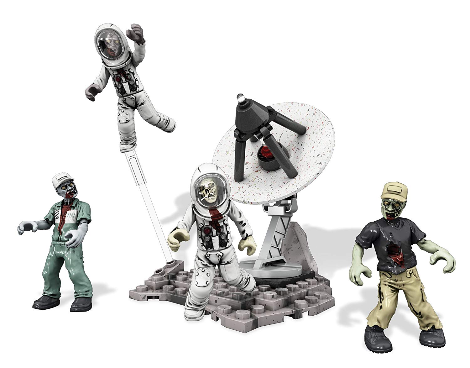 Mega Bloks Call Of Duty Zombies Moon Mob Playset