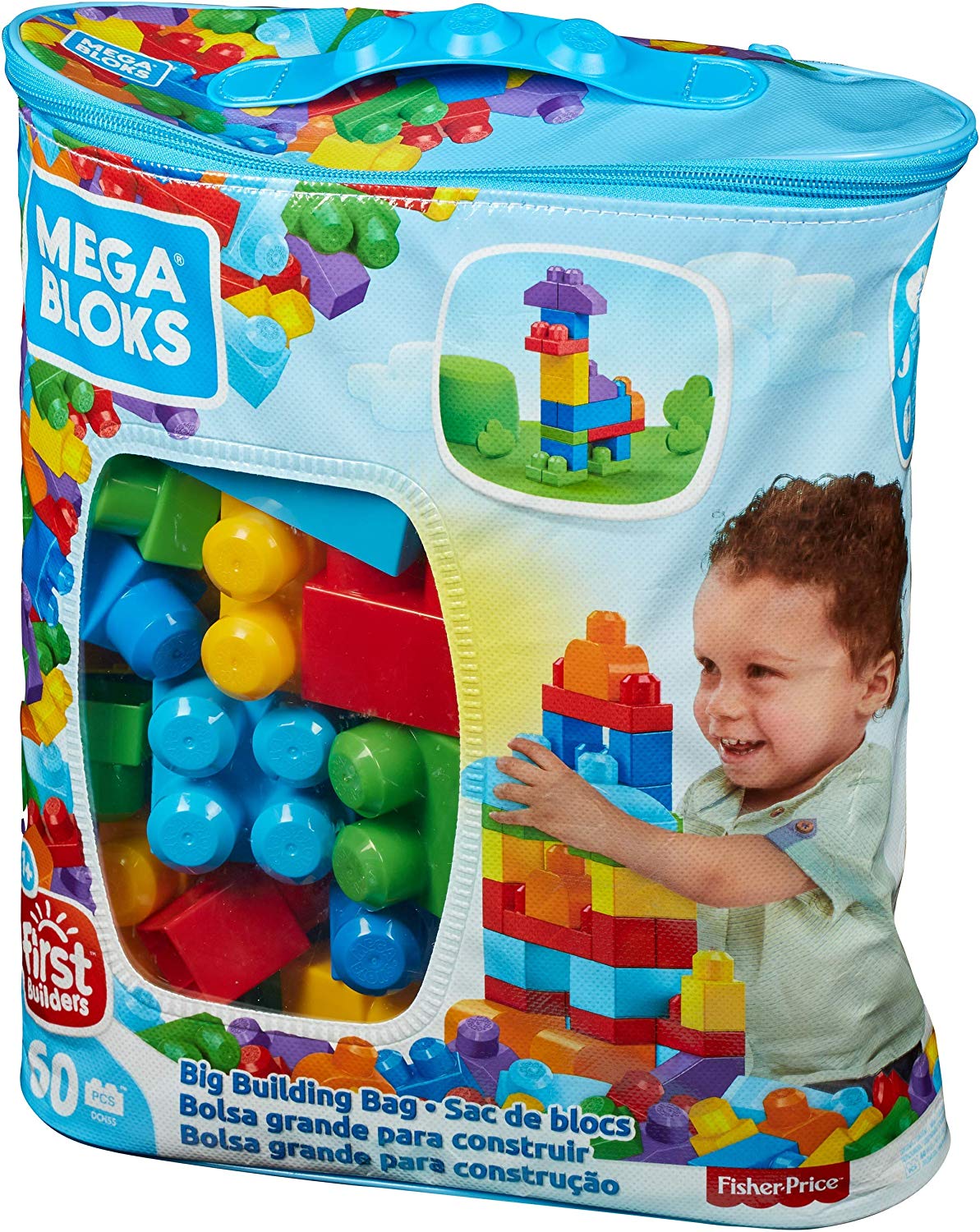 Mega Bloks Classic Buildable Bag (60 Pieces)