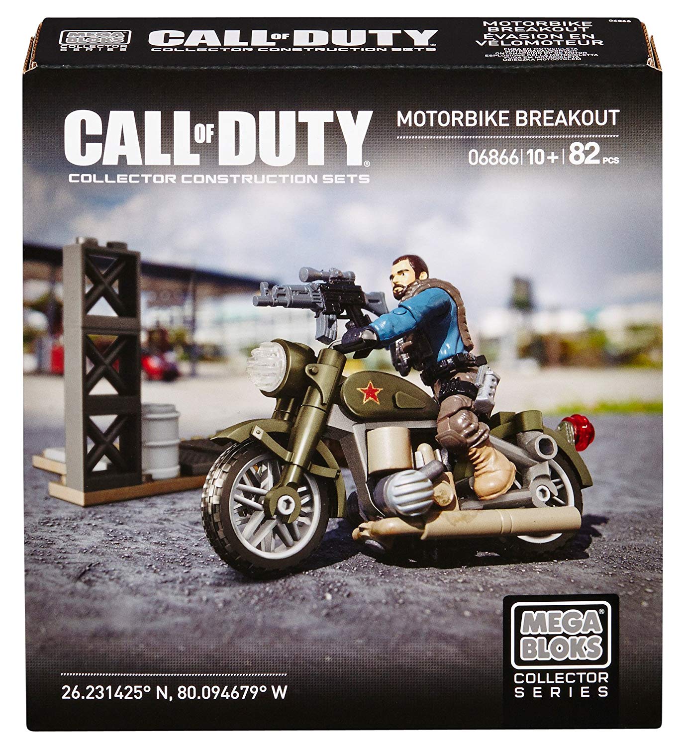 Mega Bloks Collectors Toy - Call Of Duty Playset - Motorbike Breakout Colle