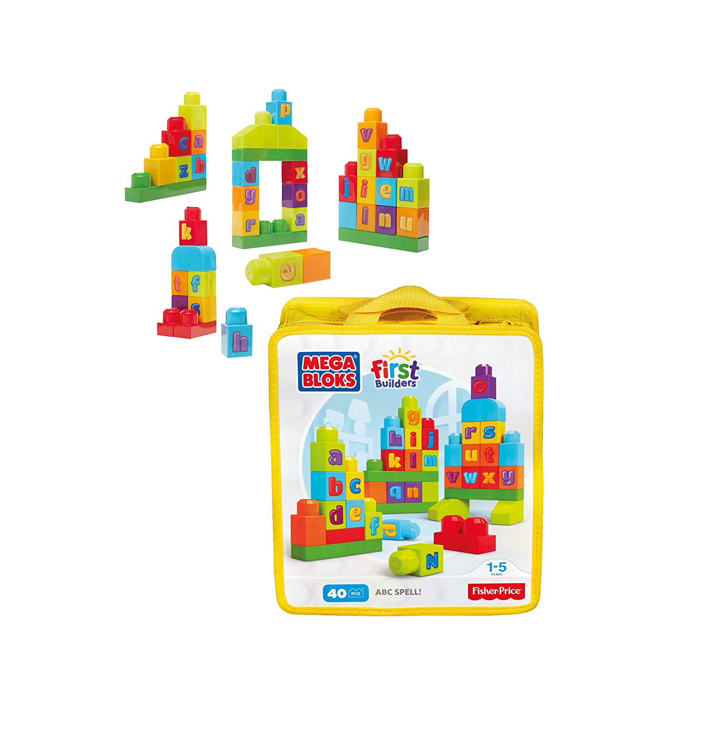 Mega Bloks First Builders Abc Spell Building Set