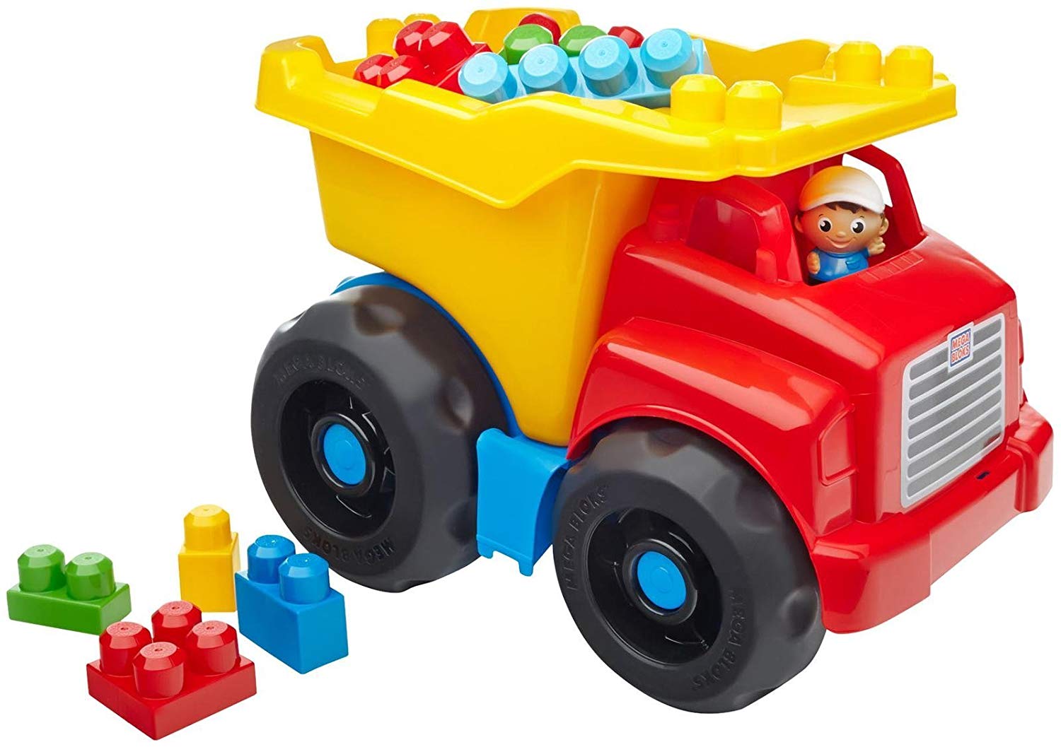 Mega Bloks First Builders Dump Truck Building Kit Cxn67