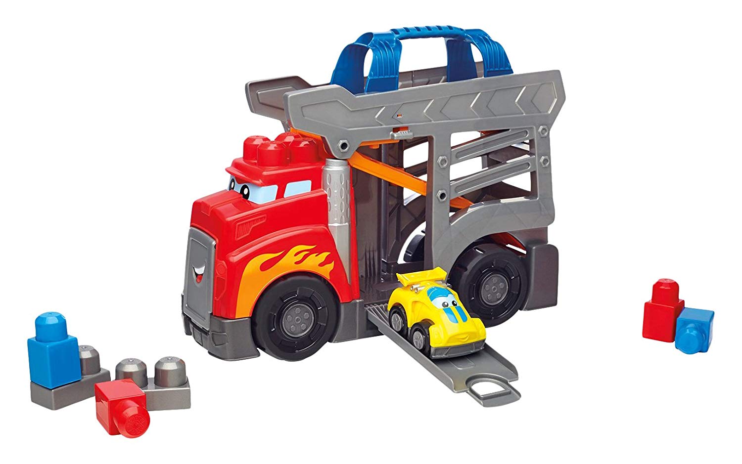 Mega Bloks First Builders Fast Tracks Racing Rig Building Set