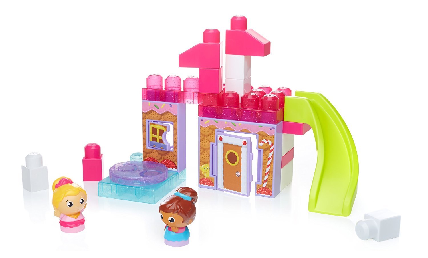 Mega Bloks First Builders – Spin 'n Slide Gingerbread Park (DKX86)