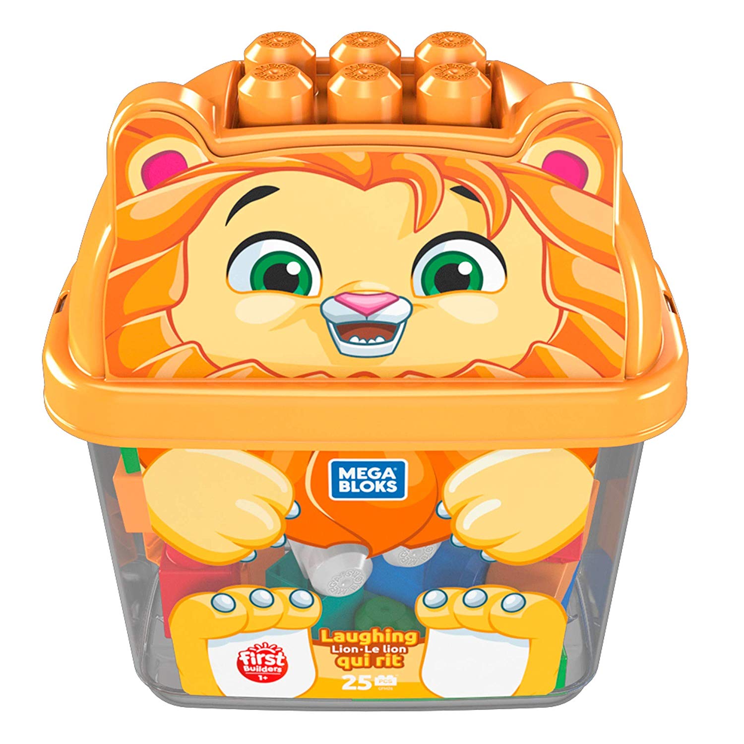 Mega Bloks Gfm26 Lion Building Block Box