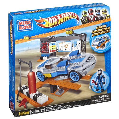 Mega Bloks Hot Wheels Speed Race Pit Stop