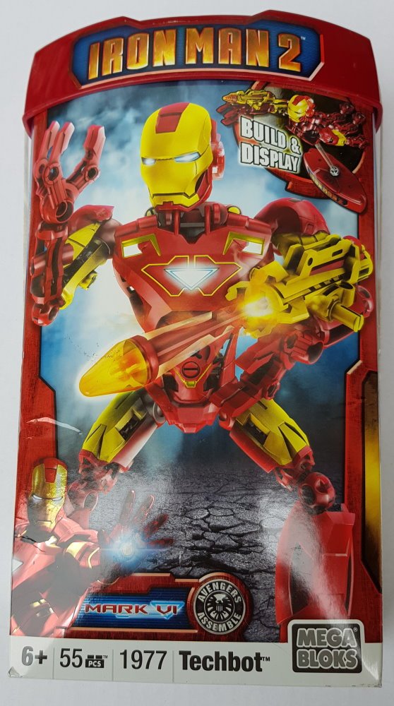 Mega Bloks Iron Man 2 – 1977 Tech Bot New